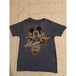 VINTAGE~DISNEY~MICKEY& DONALD DUCK TEE~ LG